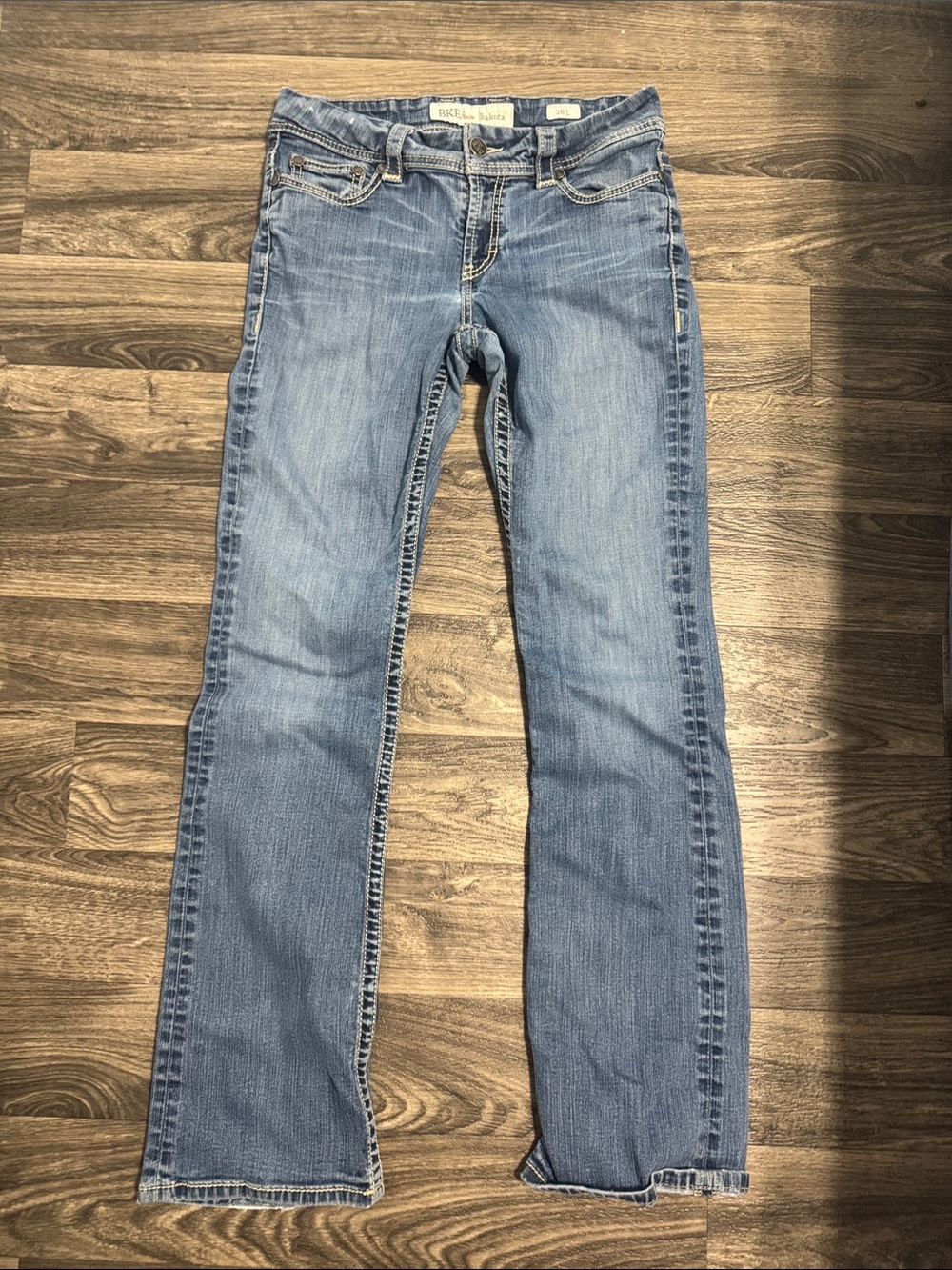 BKE Women's Light Blue Bootcut Jeans